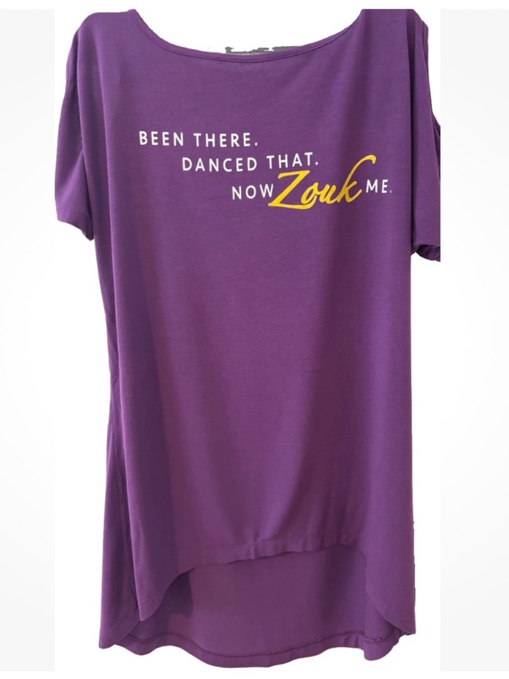 Purple Brazilian Zouk Dance Tunic – Size M